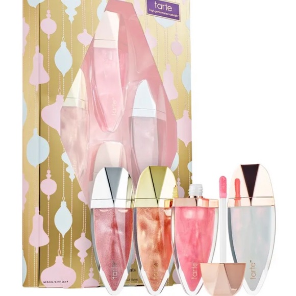 Tarte Remix Lipgloss Lip Ornament 4 Piece Set BNIB - Picture 8 of 16